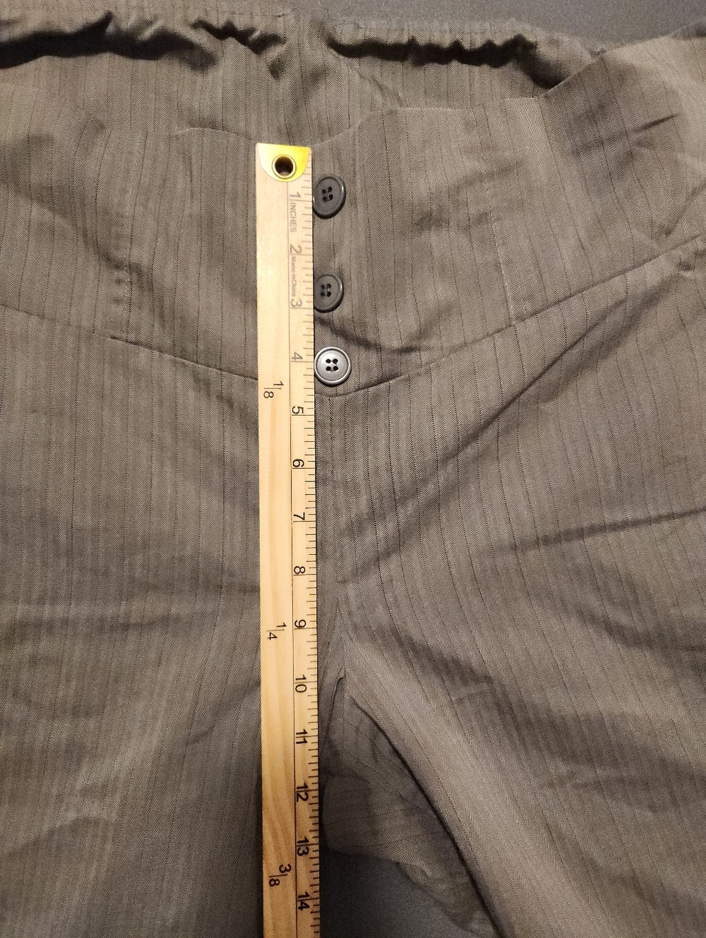 Dots Dress Pants Women Size 20 Grey Wide Leg Plus Size - Picture 4 of 9